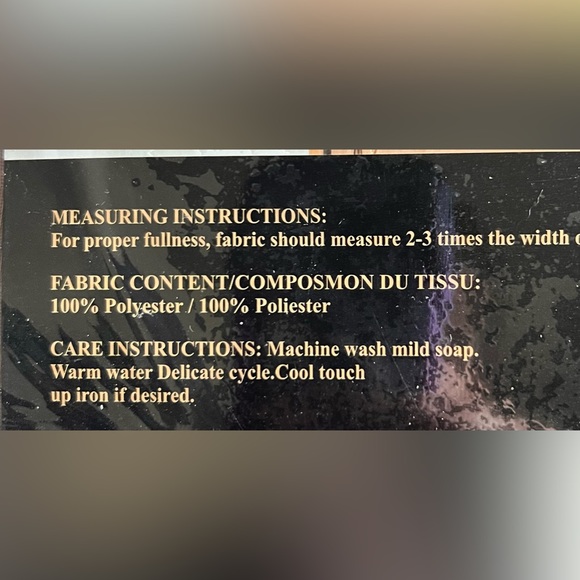 Curtains by Vivatex—2 panels NIP - Picture 4 of 7